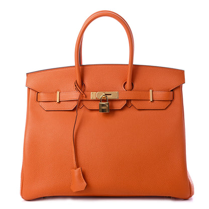 Hermes Togo Birkin 35 Orange 1 of 15