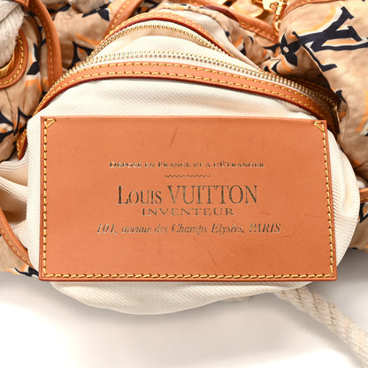 Louis Vuitton Canvas Monogram Cruise Bulles MM Natural 5 of 11