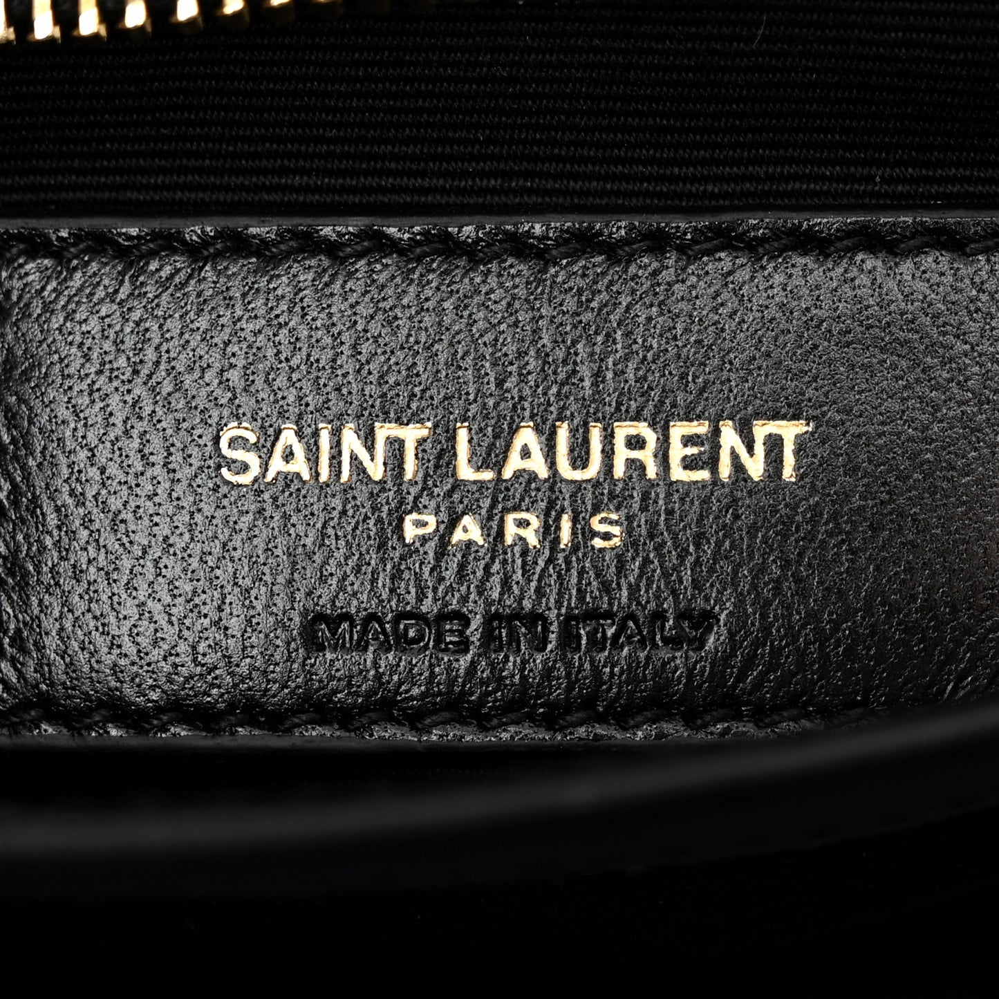 Calfskin Y Quilted Monogram Toy Loulou Crossbody Bag Black