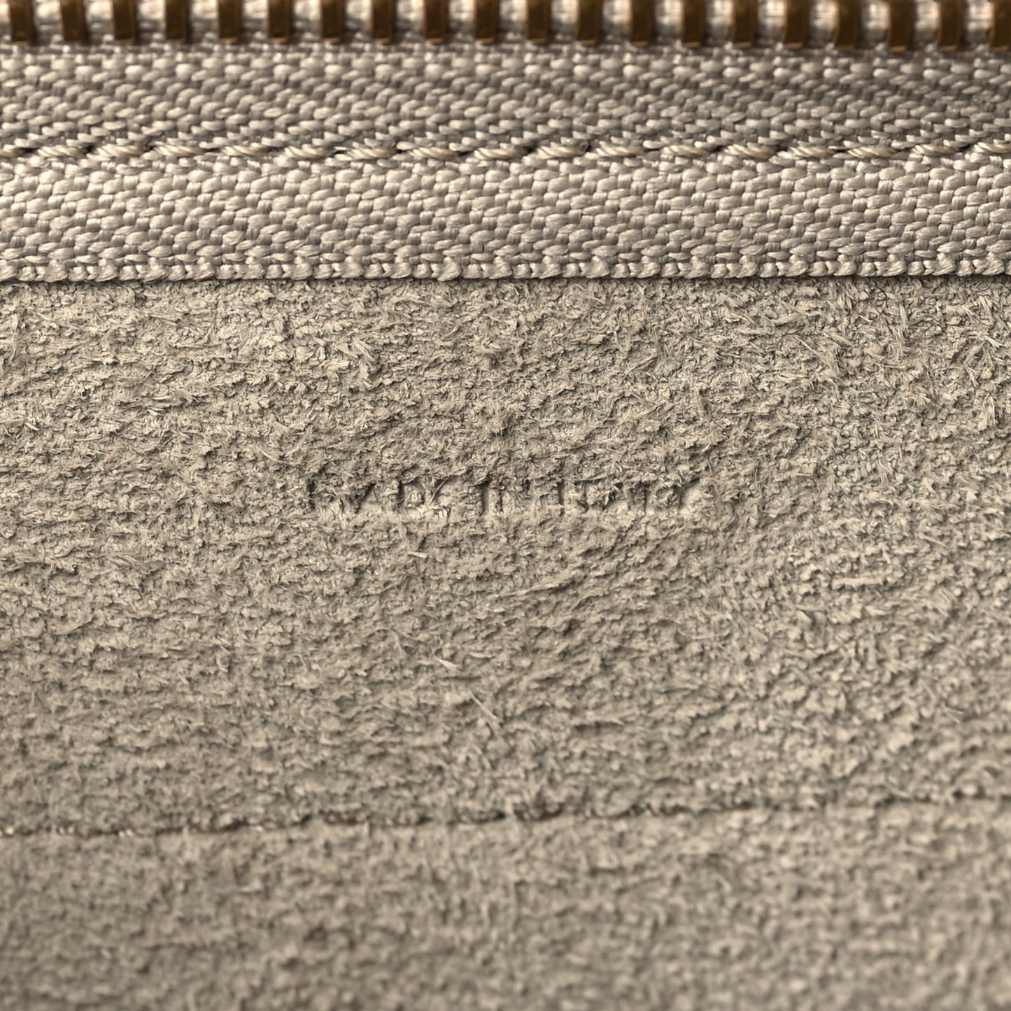 Grained Calfskin Nano Belt Bag Light Taupe