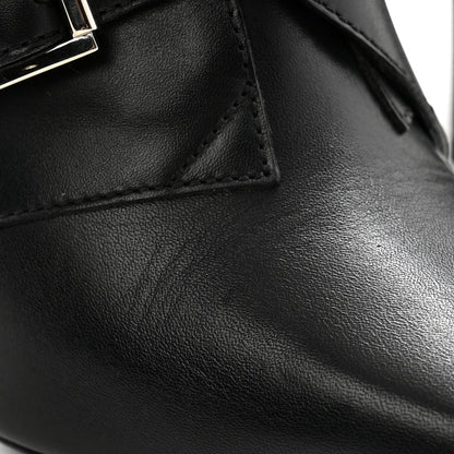 Louis Vuitton Calfskin Monogram Janet Ankle Boots 37 Black 10 of 10