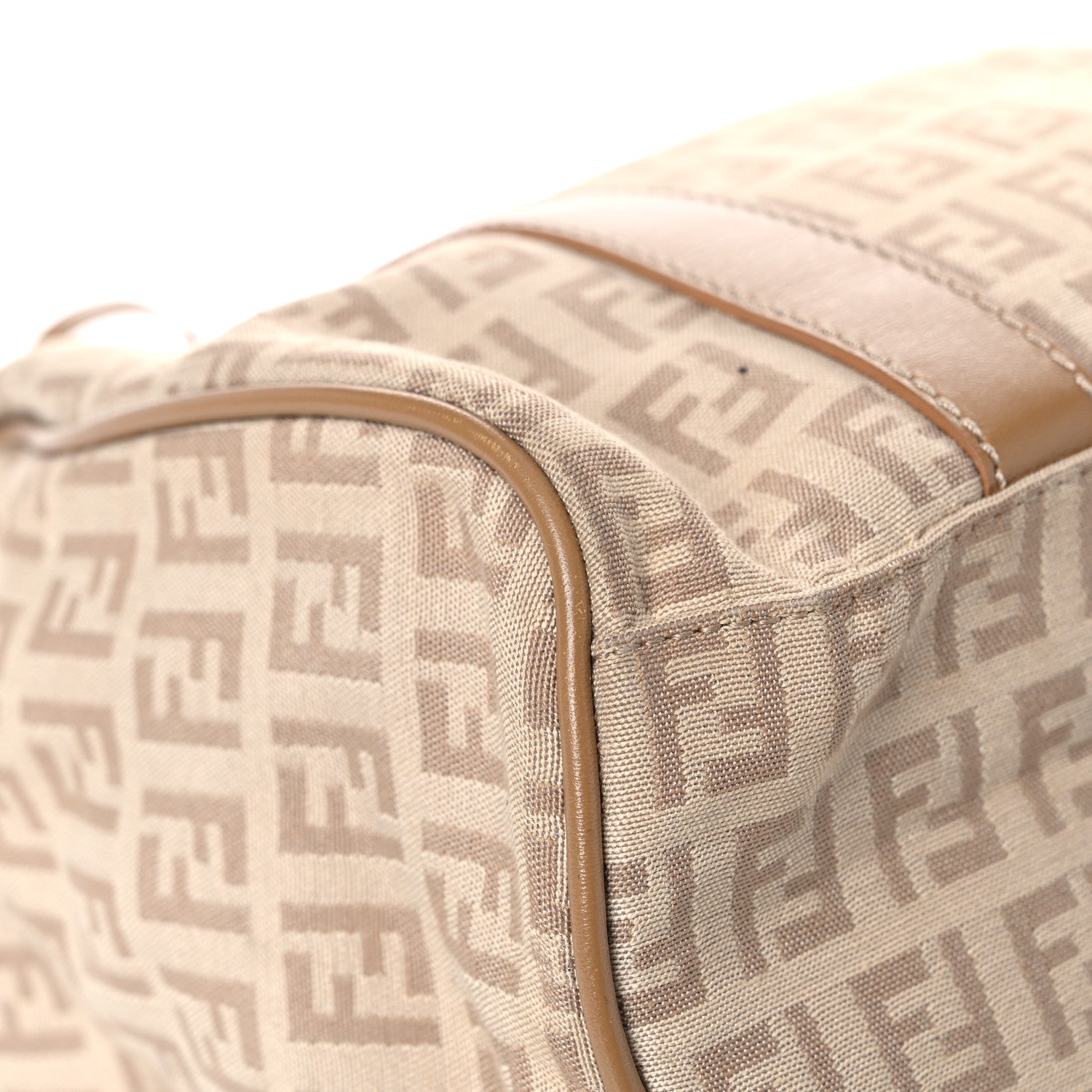 Fendi Zucchino Vitello Boston Beige Tortora 6 of 25