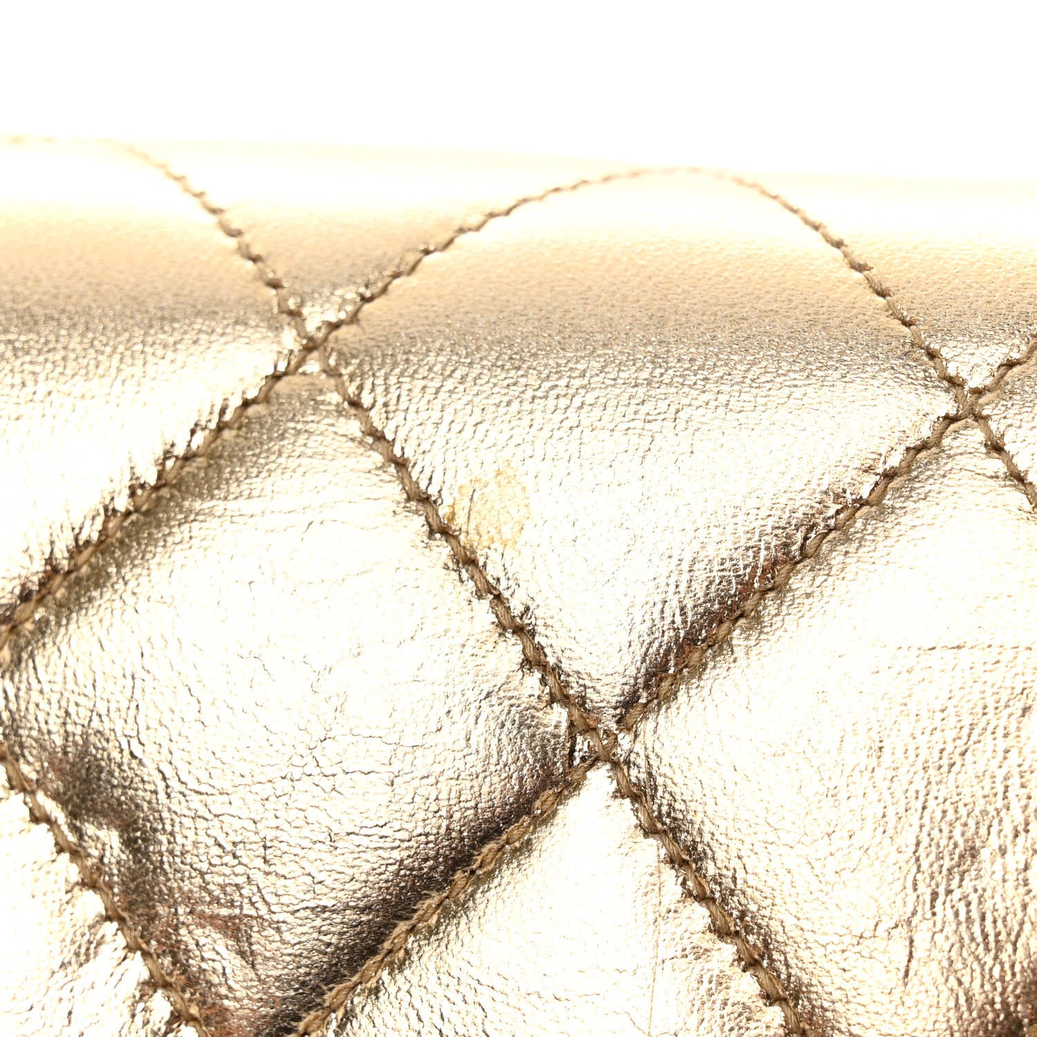 Chanel Metallic Lambskin Quilted Multi Chain Single Flap Gold 11 of 12