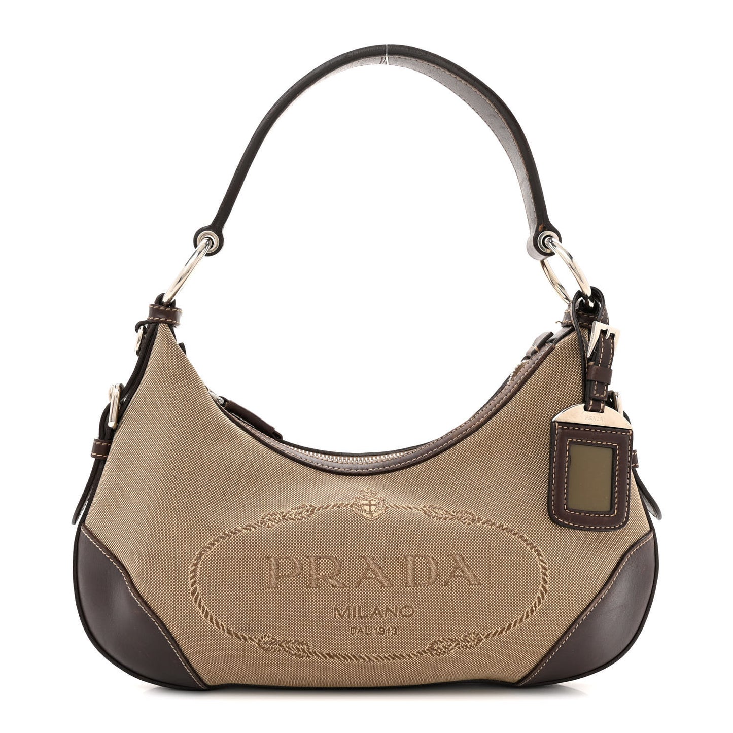 Jacquard Logo Hobo Corda Bruciato