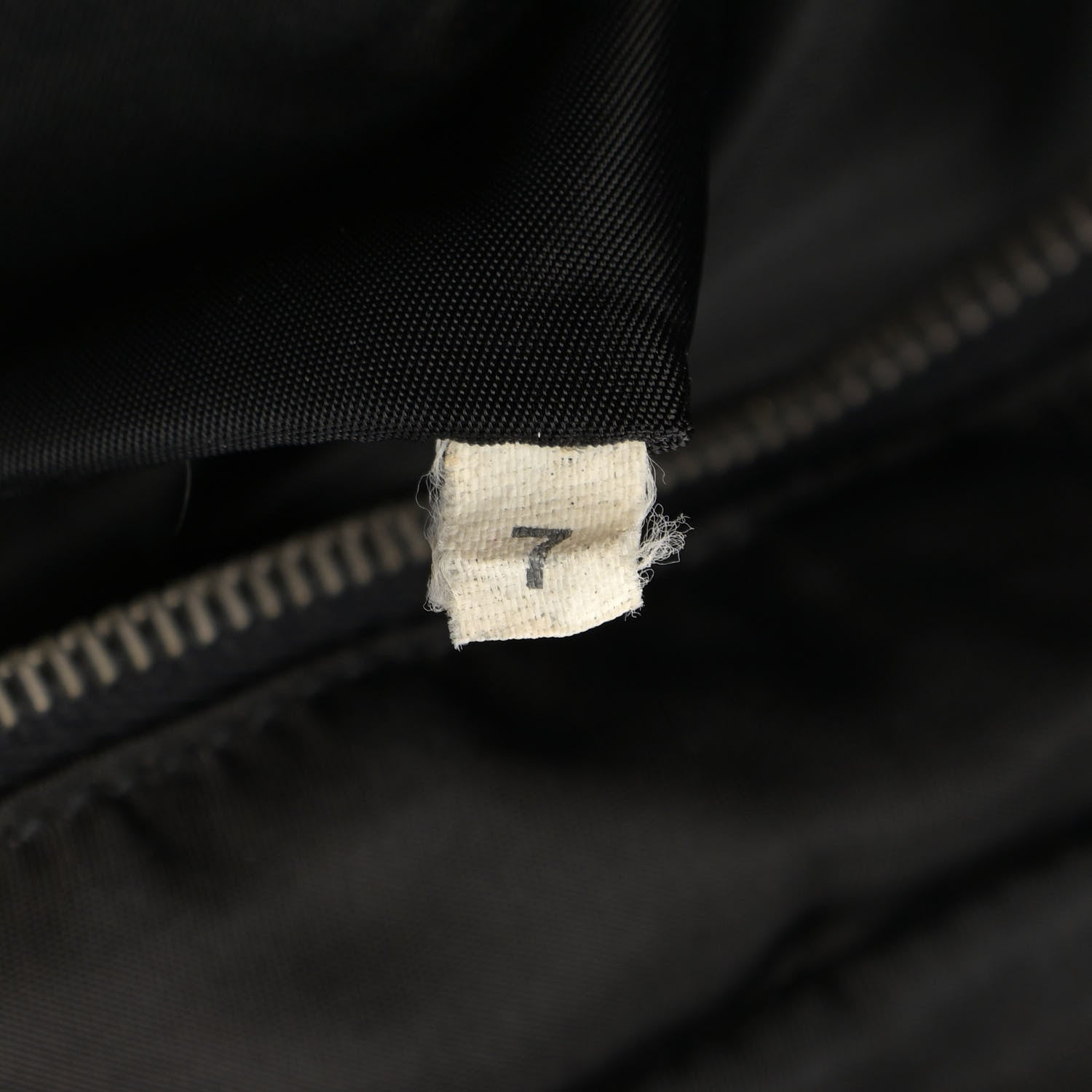 Prada Tessuto Nylon Calfskin Shoulder Bag Black 6 of 13