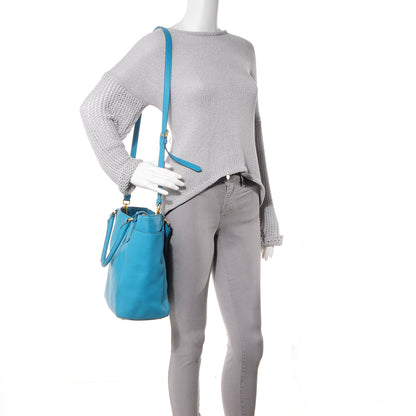 Prada Vitello Daino Convertible Side Pocket Hobo Voyage 2 of 9