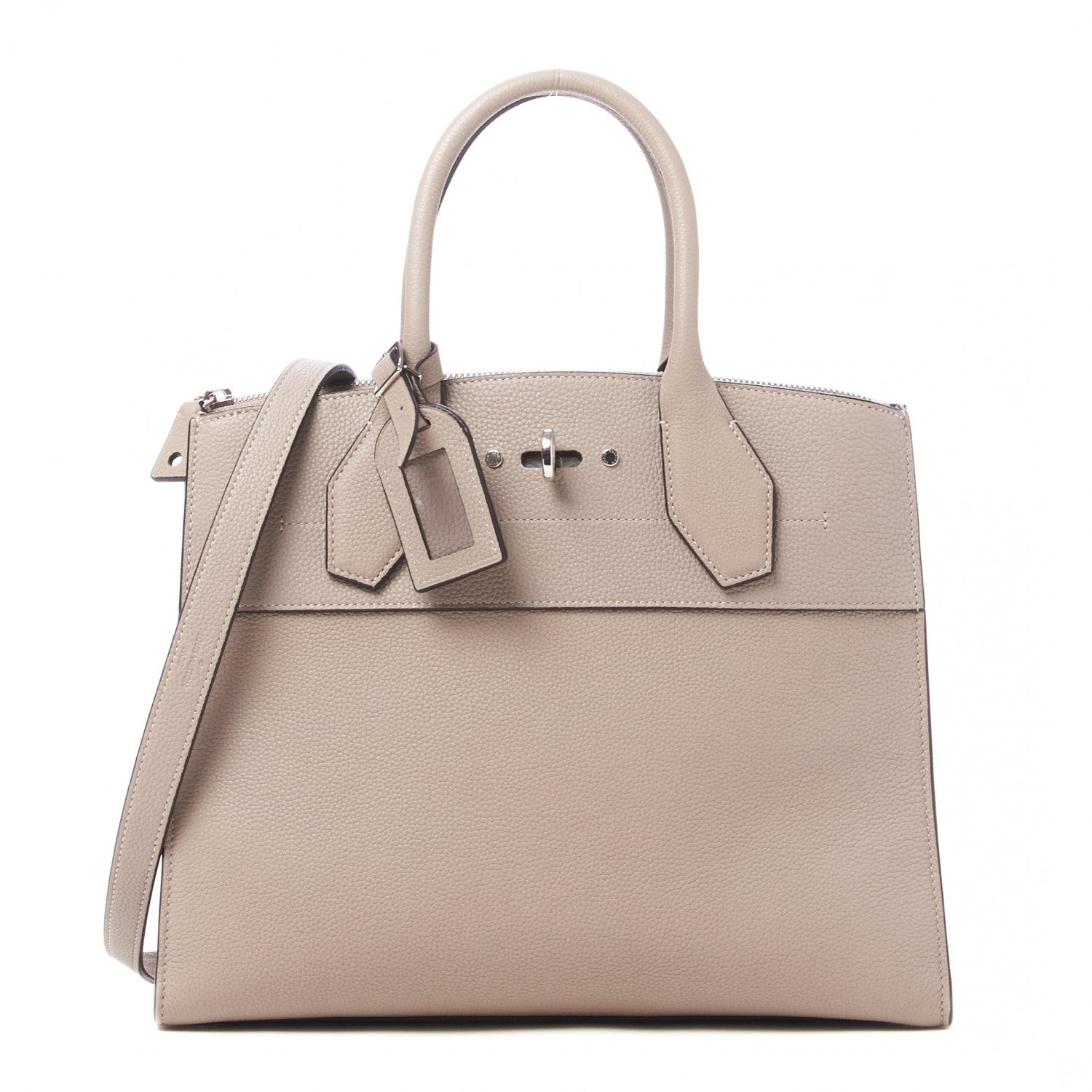 Louis Vuitton Taurillon City Steamer MM Galet 1 of 9