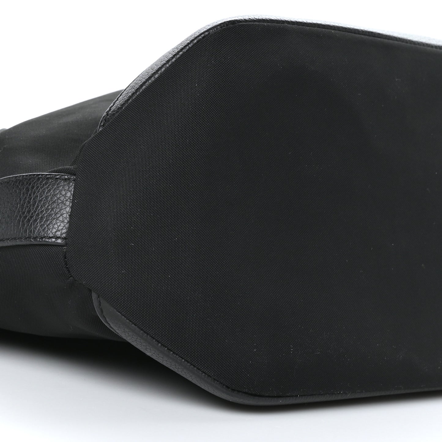 X KAWS Nylon Calfskin Logo Bee Tote Black