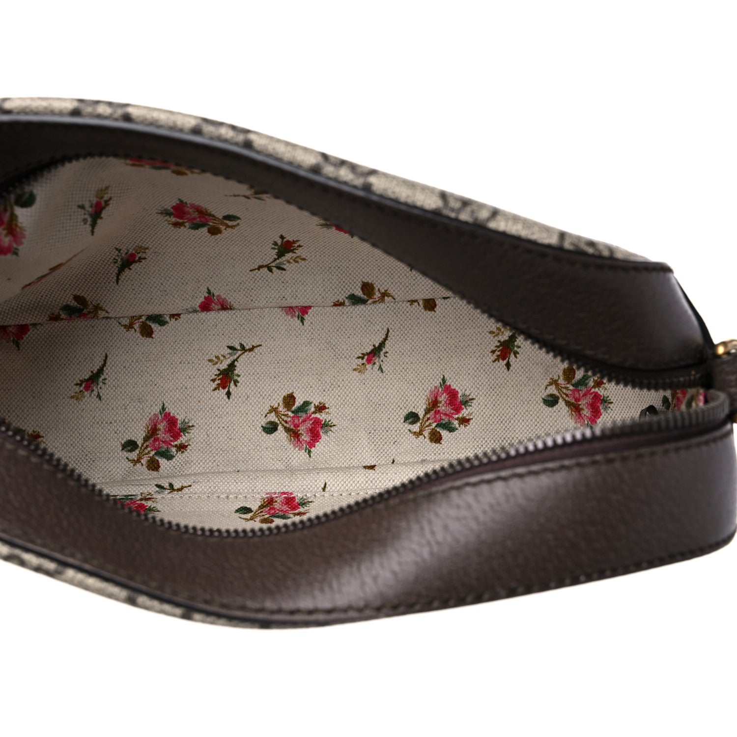 Gucci GG Supreme Monogram Web Neo Vintage Shoulder Bag Beige New Acero Crop 5 of 13