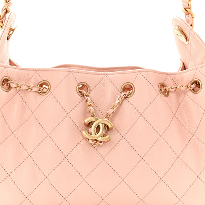 Chanel Caviar Quilted Mini Chanel 25 Handbag Light Pink Light Pink 8 of 11