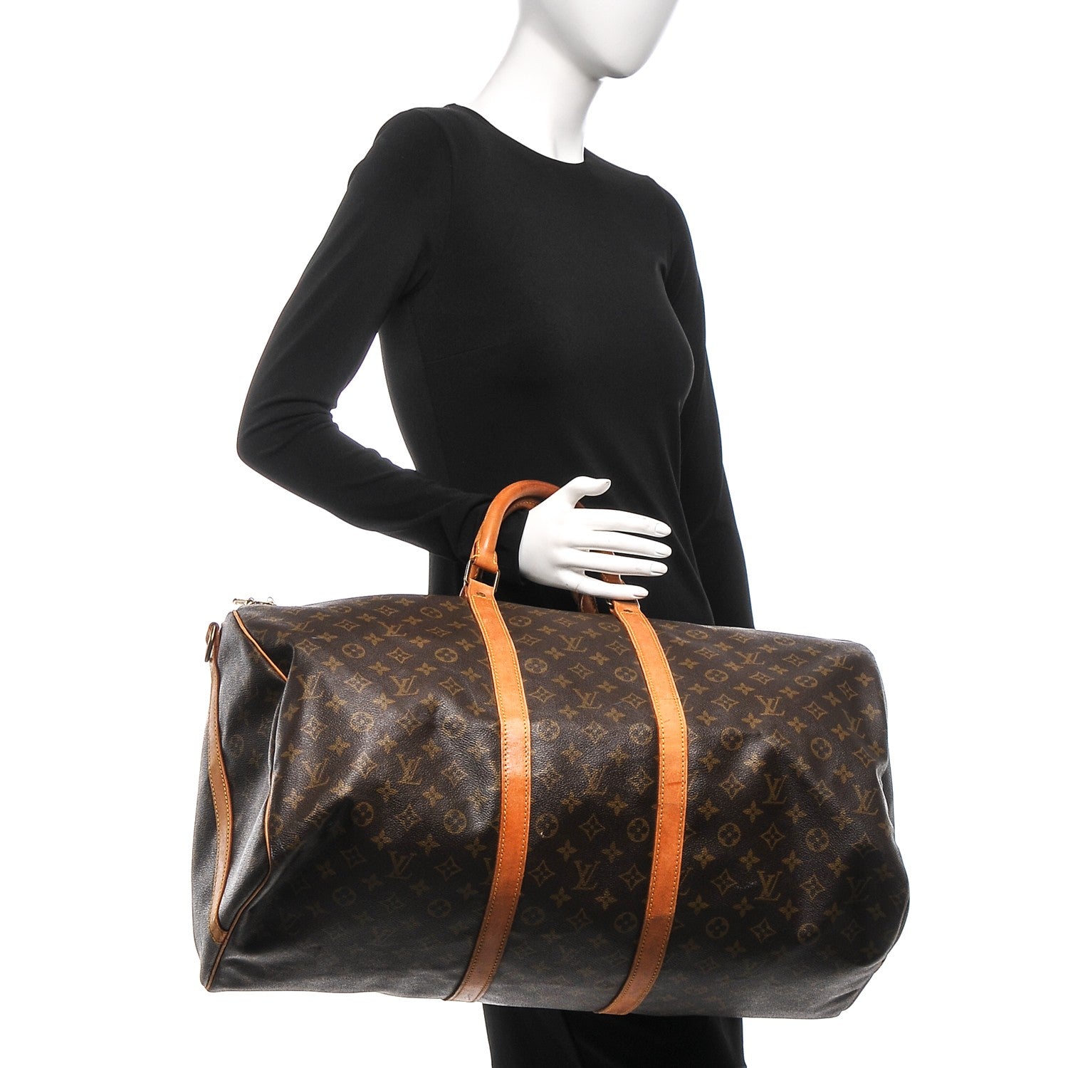 Louis Vuitton Monogram Keepall Bandouliere 55 2 of 11