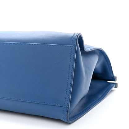 Bottega Veneta French Calfskin Bretagne Tote Blue 10 of 15