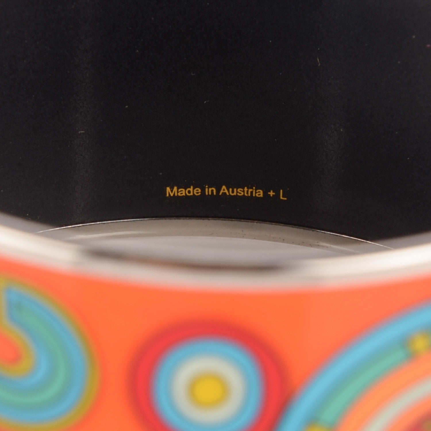 Hermes Enamel Printed Tohu Bohu Extra Wide Bracelet 70 Orange 4 of 4