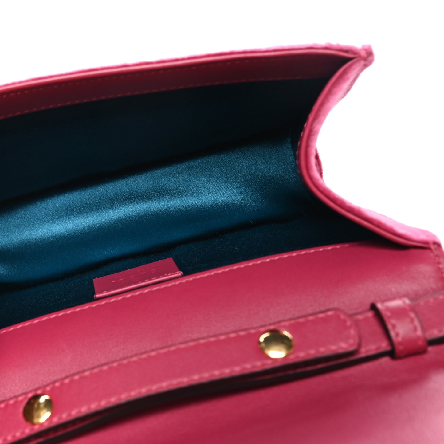 Velvet Crystal Square G Shoulder Bag Light Raspberry Rose