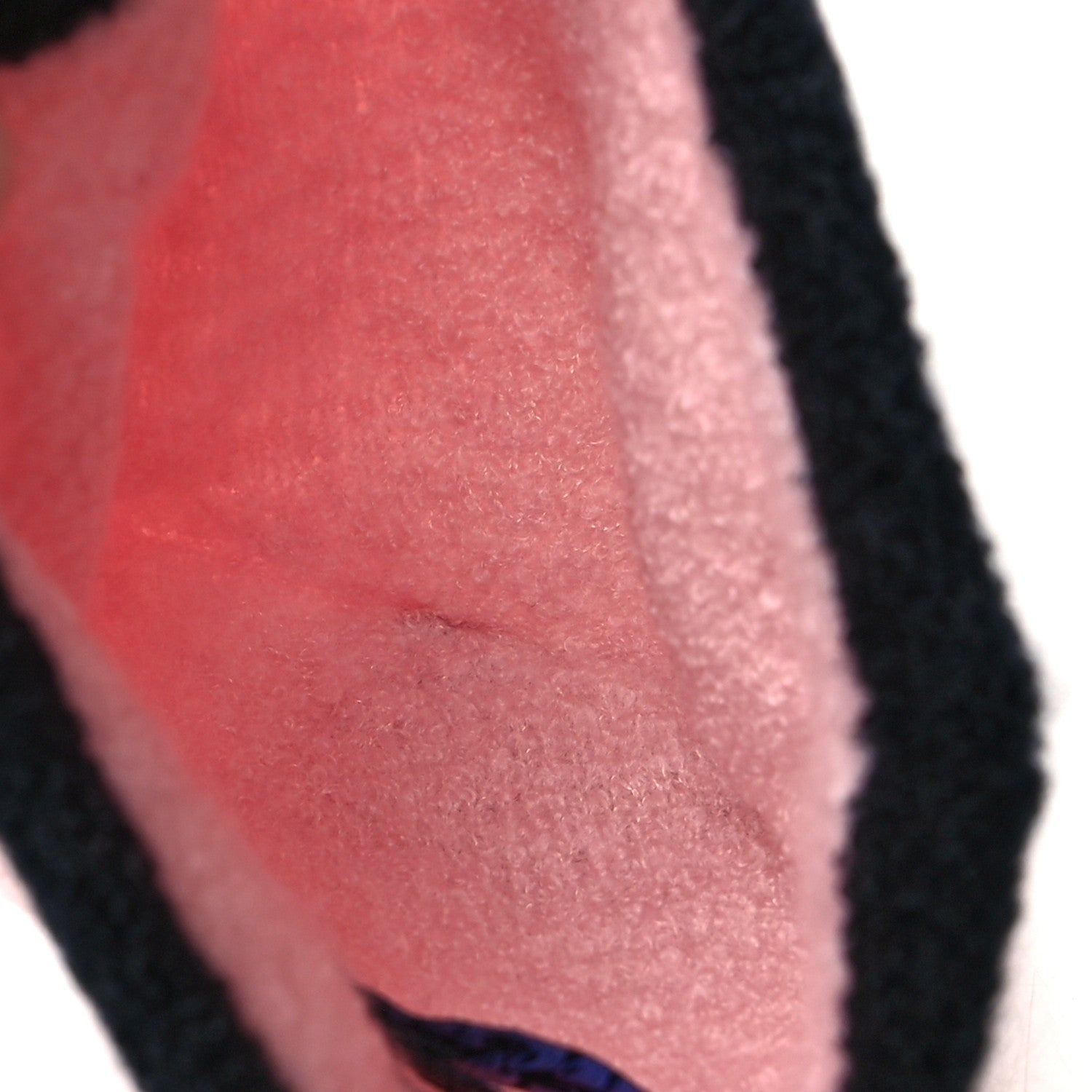 Chanel Cashmere Silk CC Beanie Hat Pink Black 3 of 5
