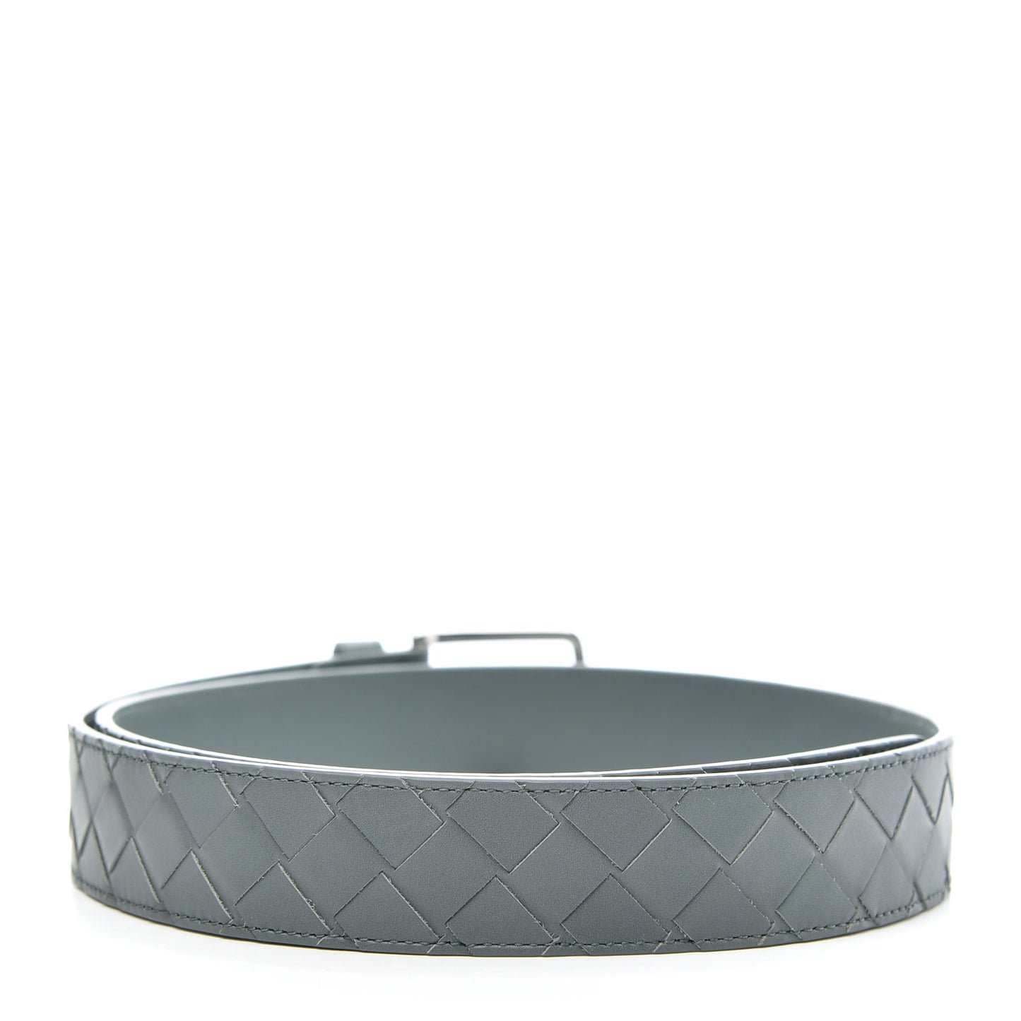 Nappa Intrecciato Belt 90 36 Slate
