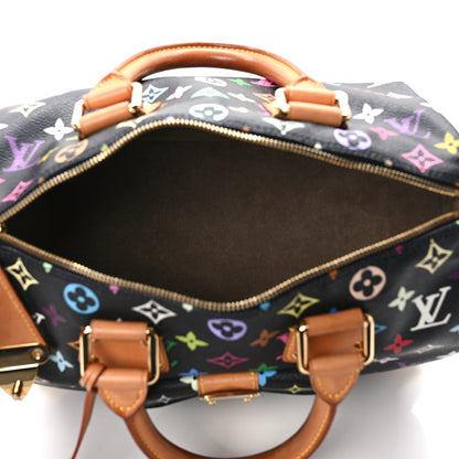 Louis Vuitton Monogram Multicolor Speedy 30 Black 5 of 16