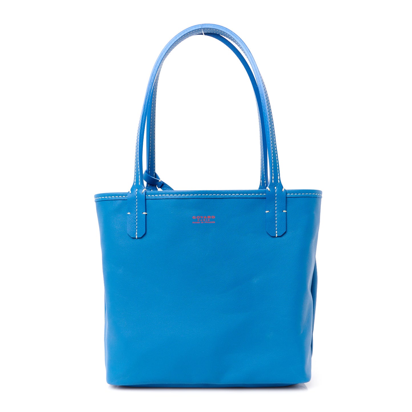 Goyardine Coeur Reversible Mini Anjou Sky Blue
