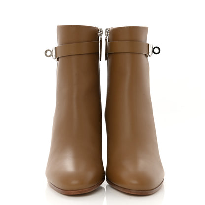 Hermes Calfskin Saint Germain Ankle Boots 36.5 Brun Fume 2 of 8