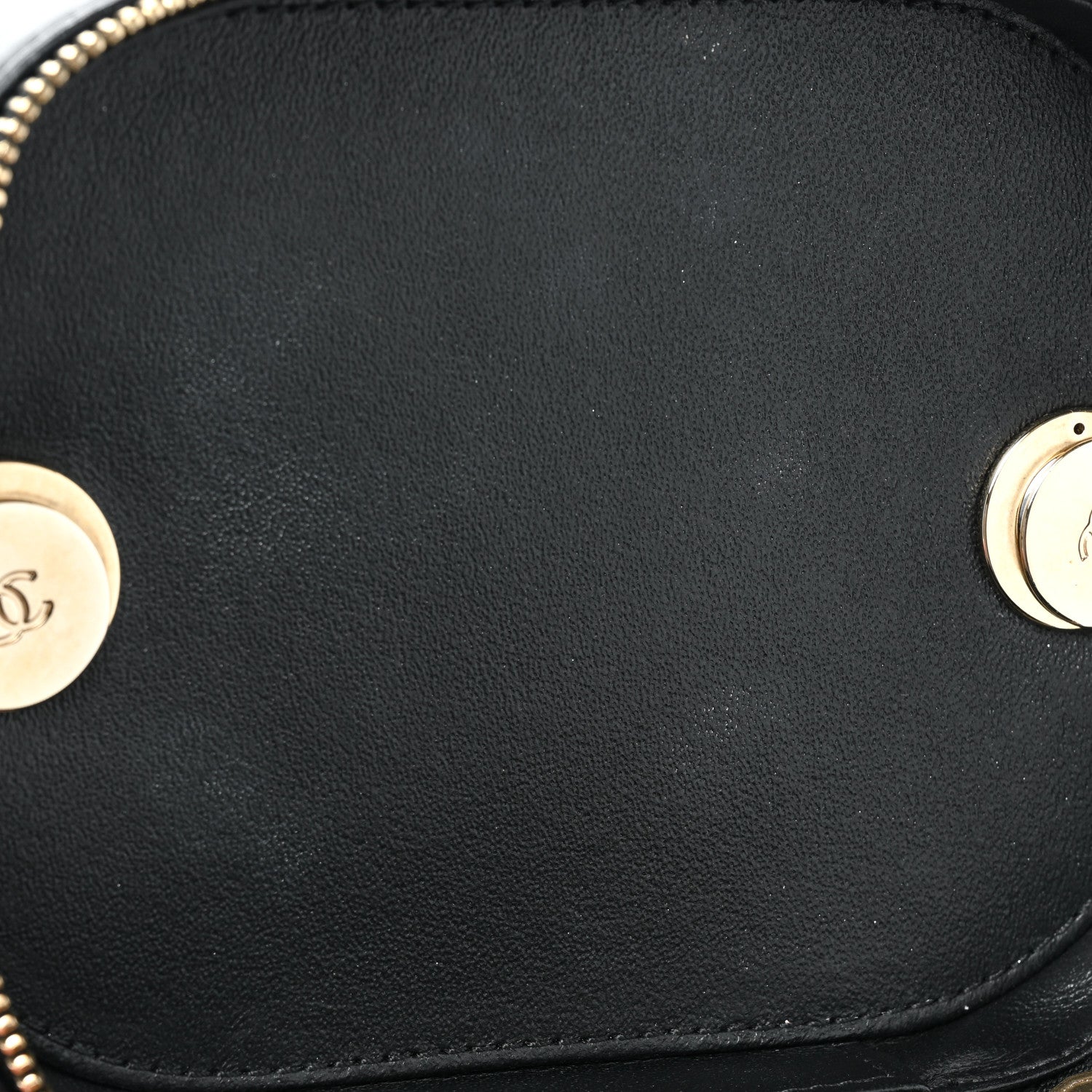 Chanel Lambskin Quilted Trendy Vanity Case Black 14 of 17