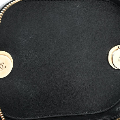 Chanel Lambskin Quilted Trendy Vanity Case Black 14 of 17