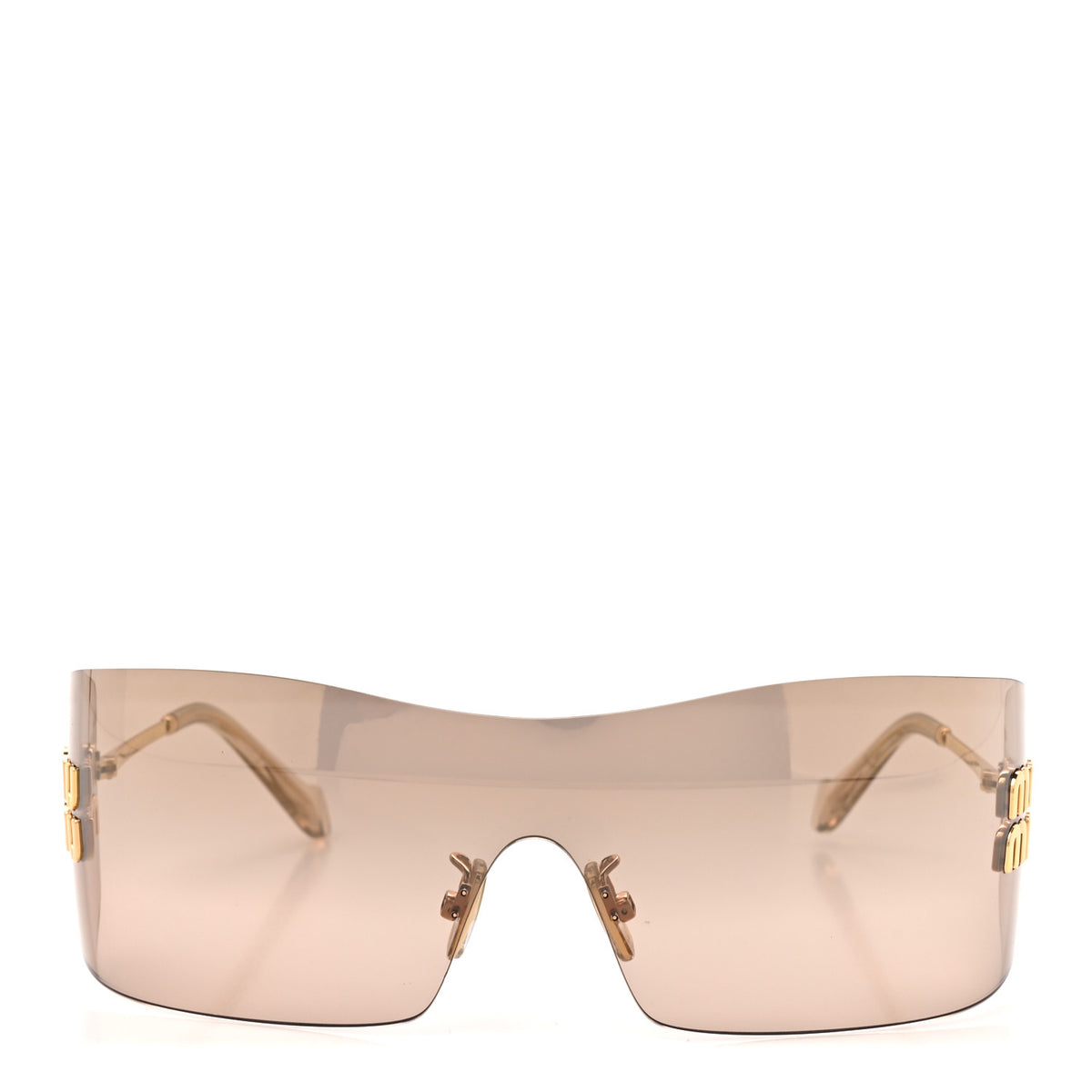 Metal Aube Sunglasses SMUB53 Gold Bronze