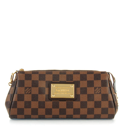 Louis Vuitton Damier Ebene Eva Clutch 1 of 6
