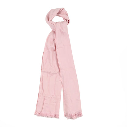 Hermes Cashmere Silk New Libris Stole Rose Petale 1 of 3