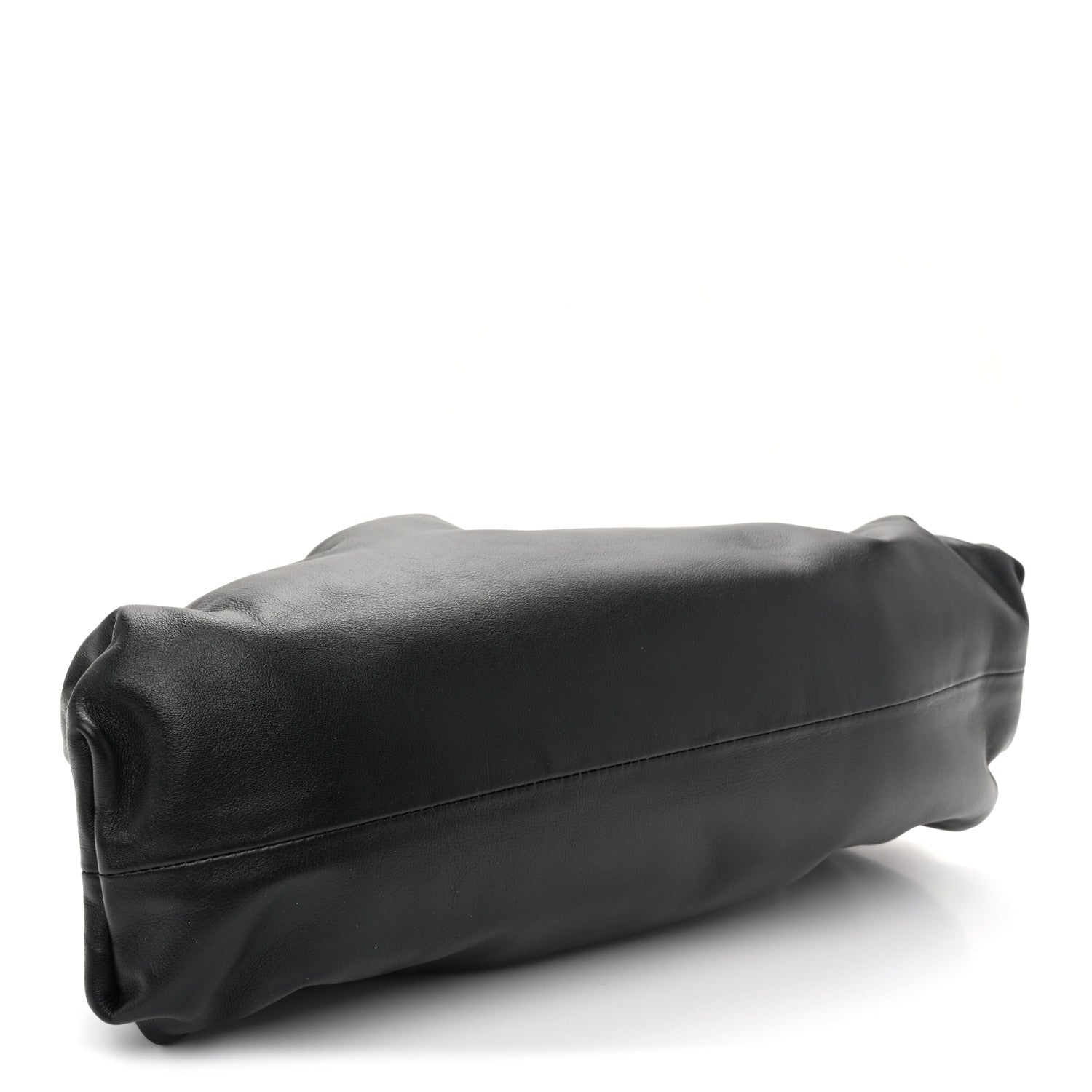 Bottega Veneta Smooth Butter Calf The Pouch Oversized Clutch Black 4 of 10