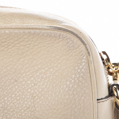 Gucci Pebbled Calfskin Small Soho Disco Bag Off White 8 of 19