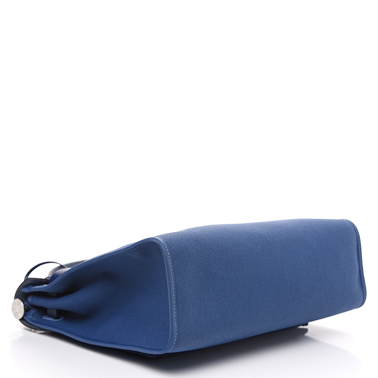 Hermes Vache Hunter Toile Militaire Herbag Zip 31 PM Bleu Brighton Bleu Saphir 4 of 10