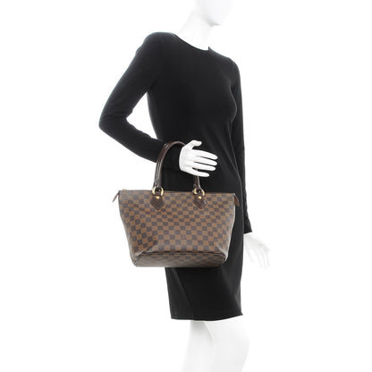 Louis Vuitton Damier Ebene Saleya PM 2 of 9