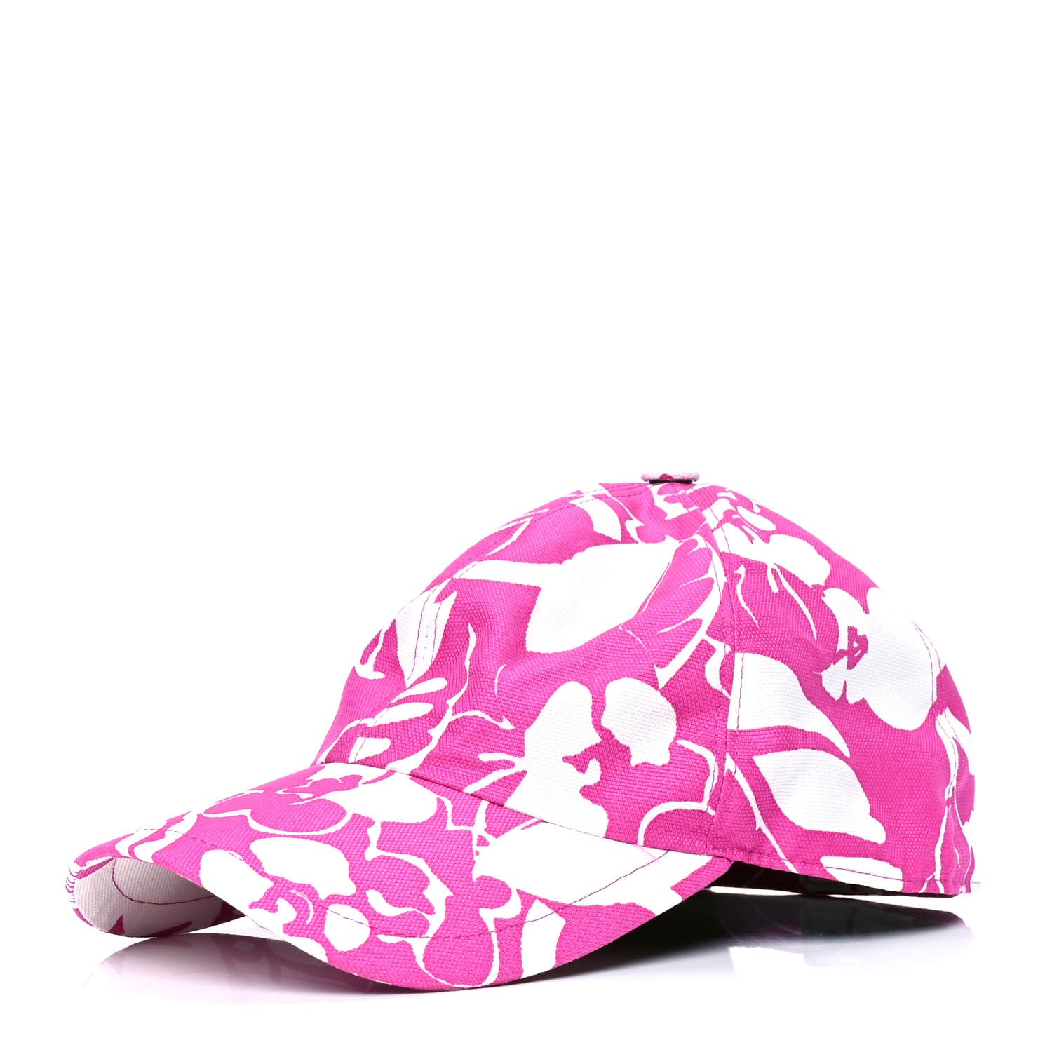 Chanel Cotton CC Cap Hat Pink White 1 of 4