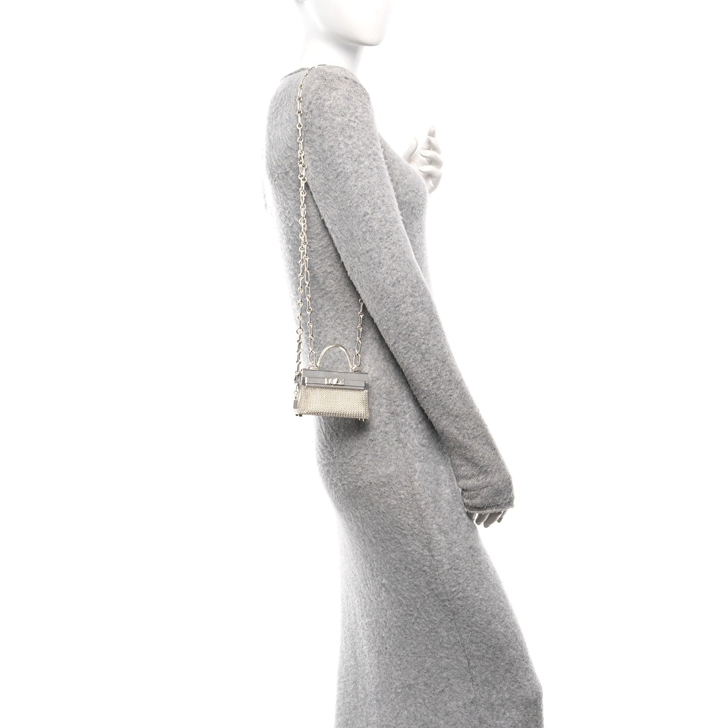 Hermes Sterling Silver Kellymorphose Bijou Kelly Sellier 2 of 10
