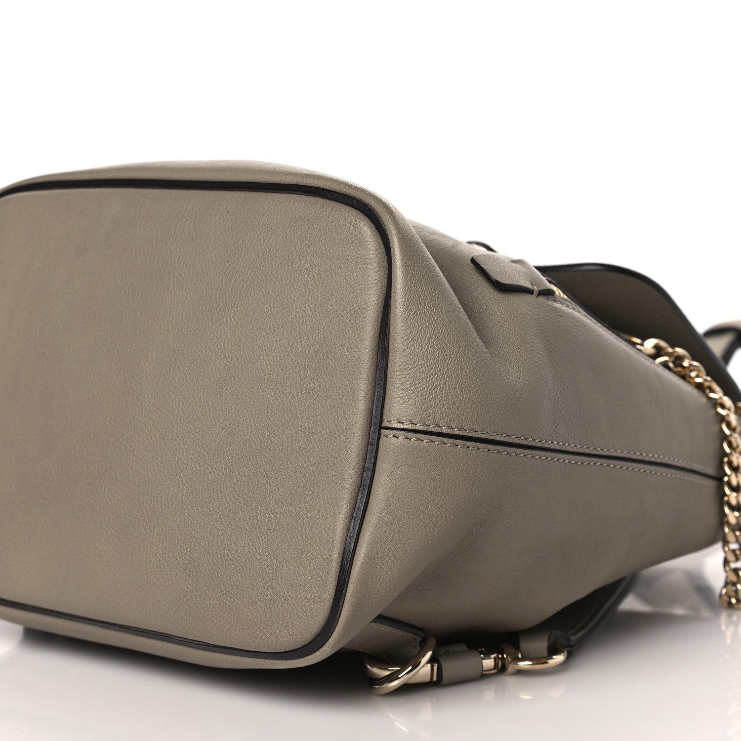 Chloe Suede Calfskin Medium Faye Backpack Motty Grey 9 of 9