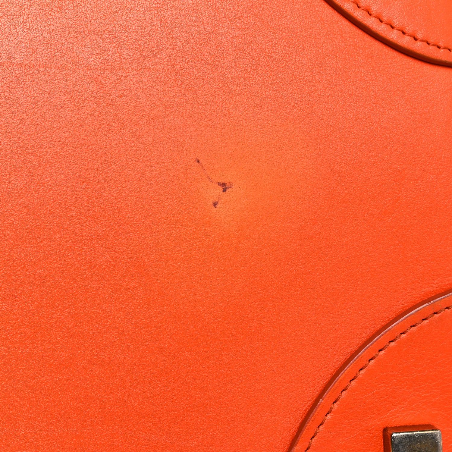 Celine Smooth Calfskin Mini Luggage Orange 20 of 32