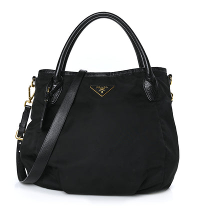 Prada Tessuto Nylon Cervo Shoulder Bag Black 1 of 7