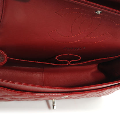 Chanel Caviar Jumbo Double Flap Red 6 of 9