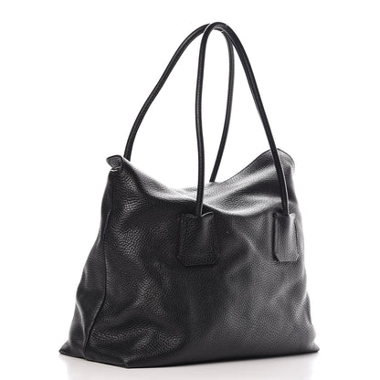 Burberry London Grainy Calfskin Medium Baynard Tote Black 3 of 20