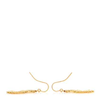 Tiffany 18K Yellow Gold Bead Drop Earrings 3 of 4
