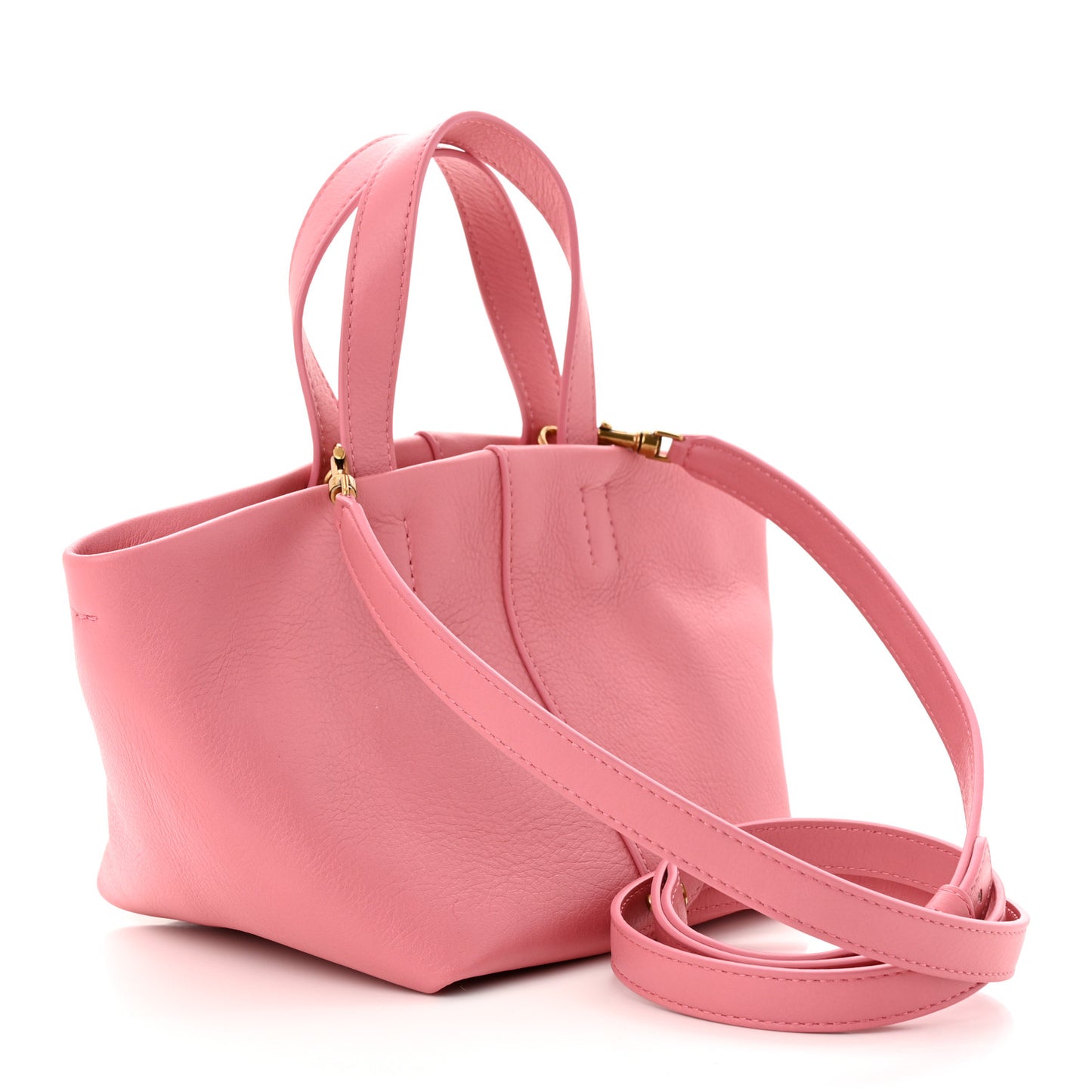 Calfskin Mini Tulipano Bag Peony