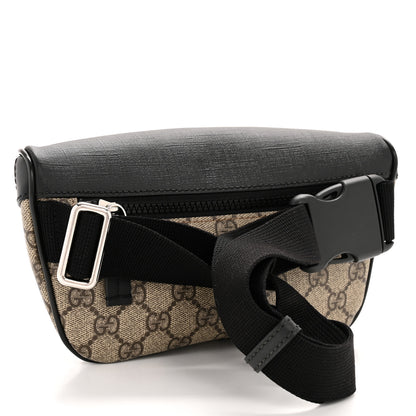 Gucci GG Supreme Monogram Belt Bag Black 3 of 11