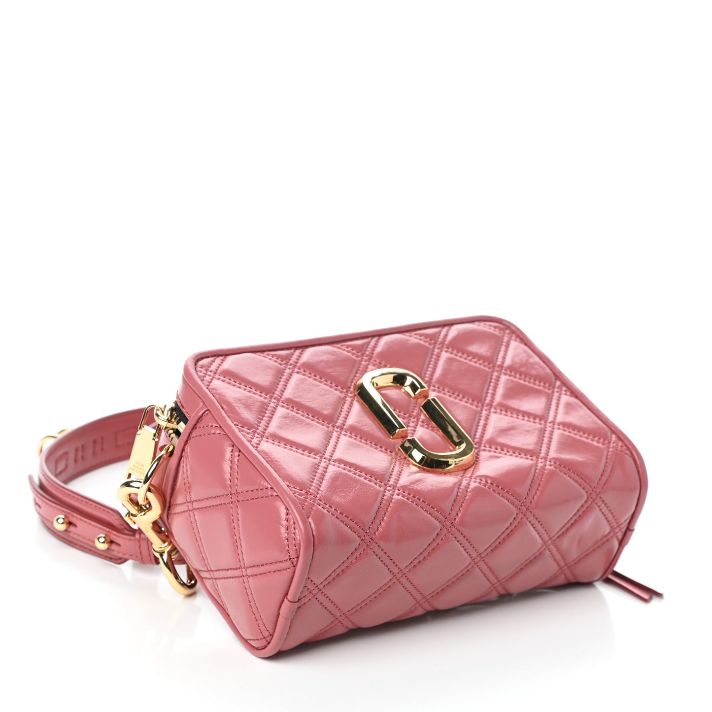 Calfskin Quilted The Softshot 21 Bag Santa Fe Red