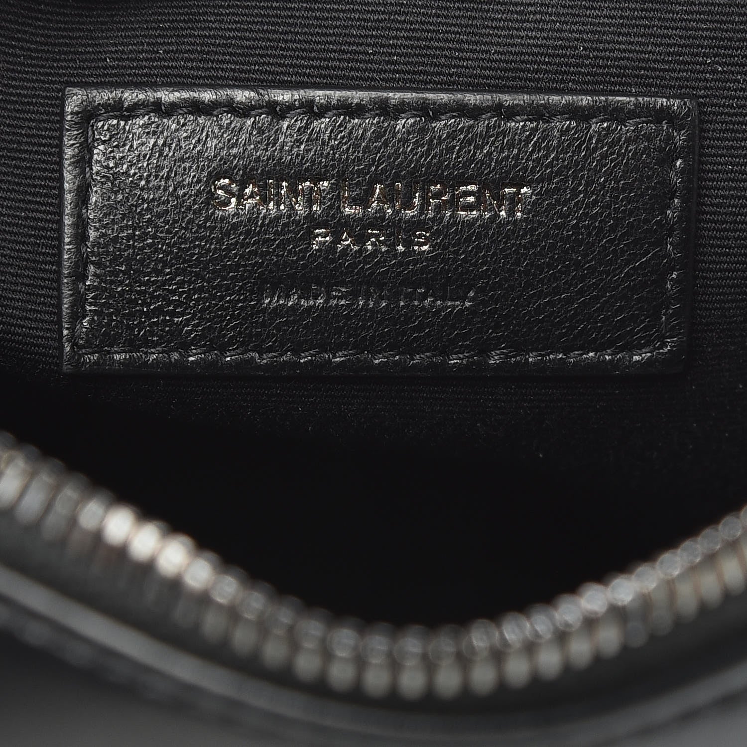Saint Laurent Calfskin Matelasse Monogram Lou Camera Bag Black 6 of 9