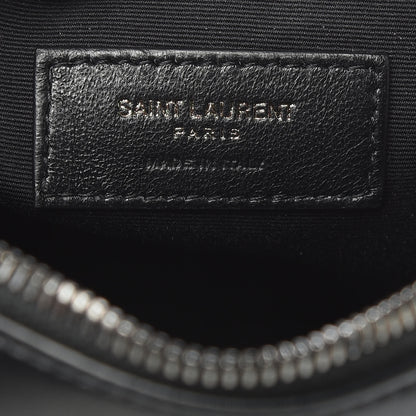 Saint Laurent Calfskin Matelasse Monogram Lou Camera Bag Black 6 of 9