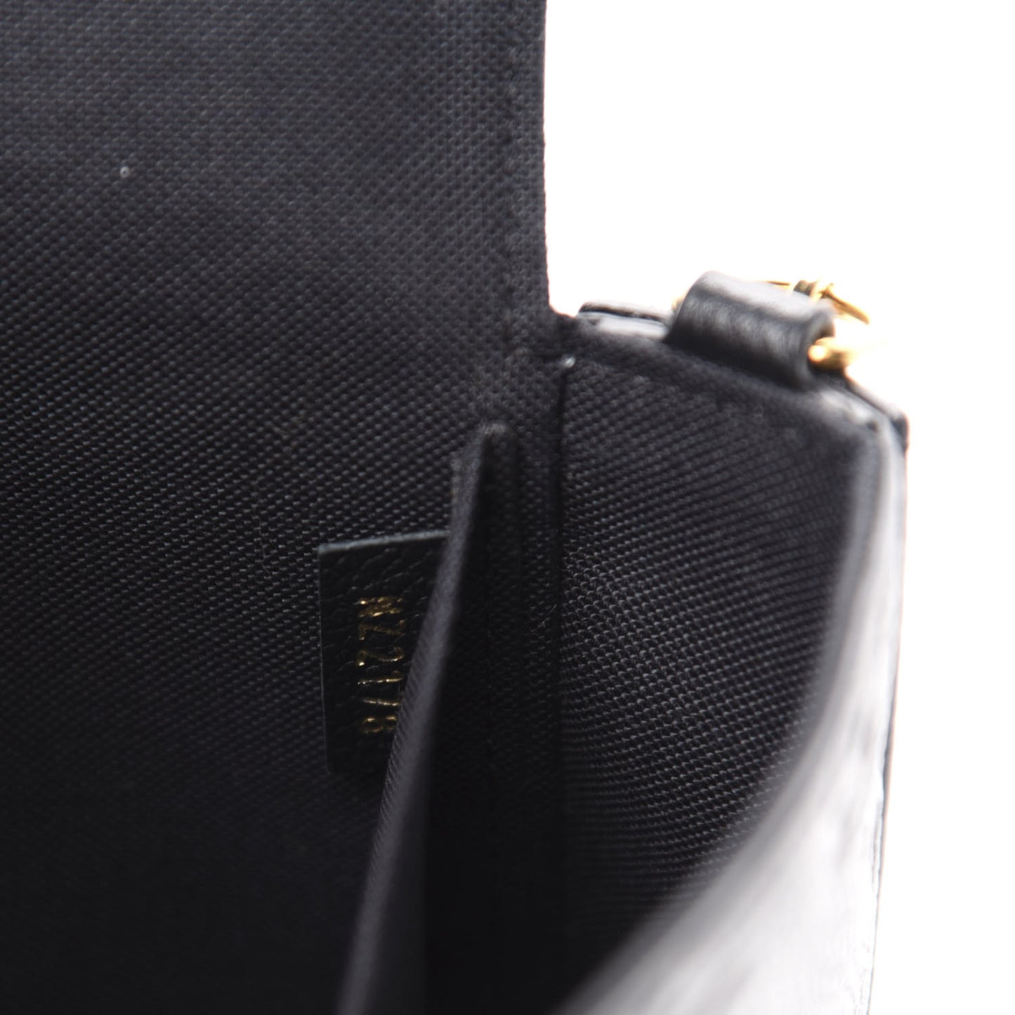 Empreinte Pochette Felicie Chain Wallet Black