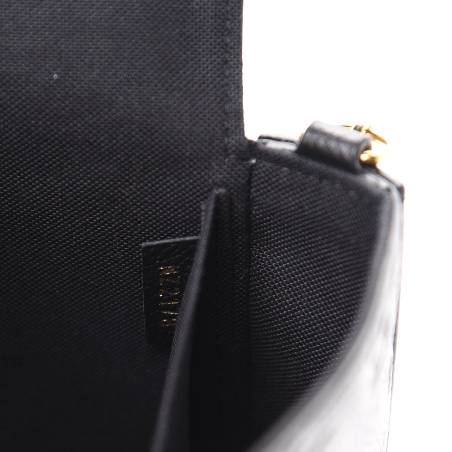 Louis Vuitton Empreinte Pochette Felicie Chain Wallet Black 11 of 12