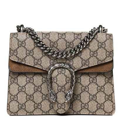 Gucci GG Supreme Monogram Mini Dionysus Shoulder Bag Taupe 1 of 15