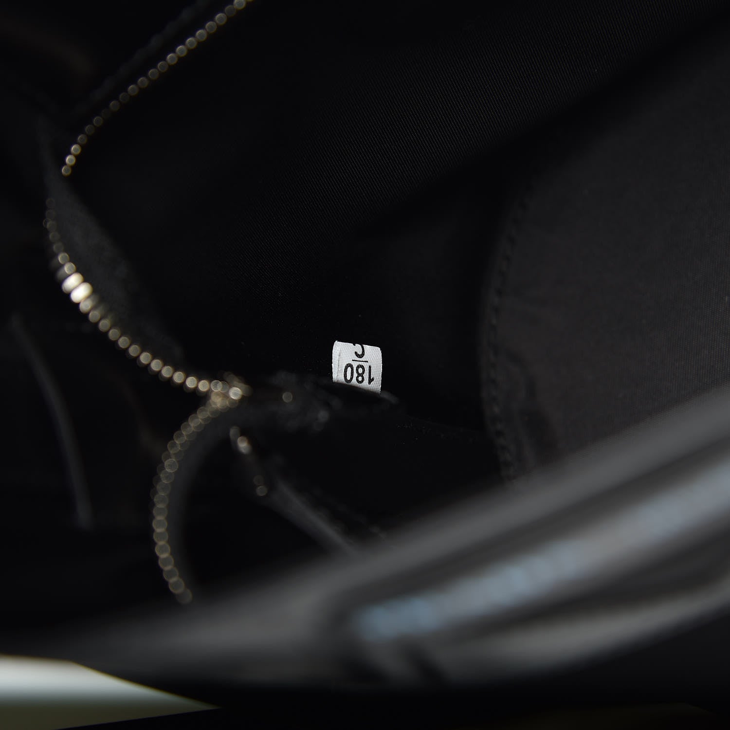 Prada Calfskin Tessuto Nylon Ouverture Bucket Bag Black 7 of 9