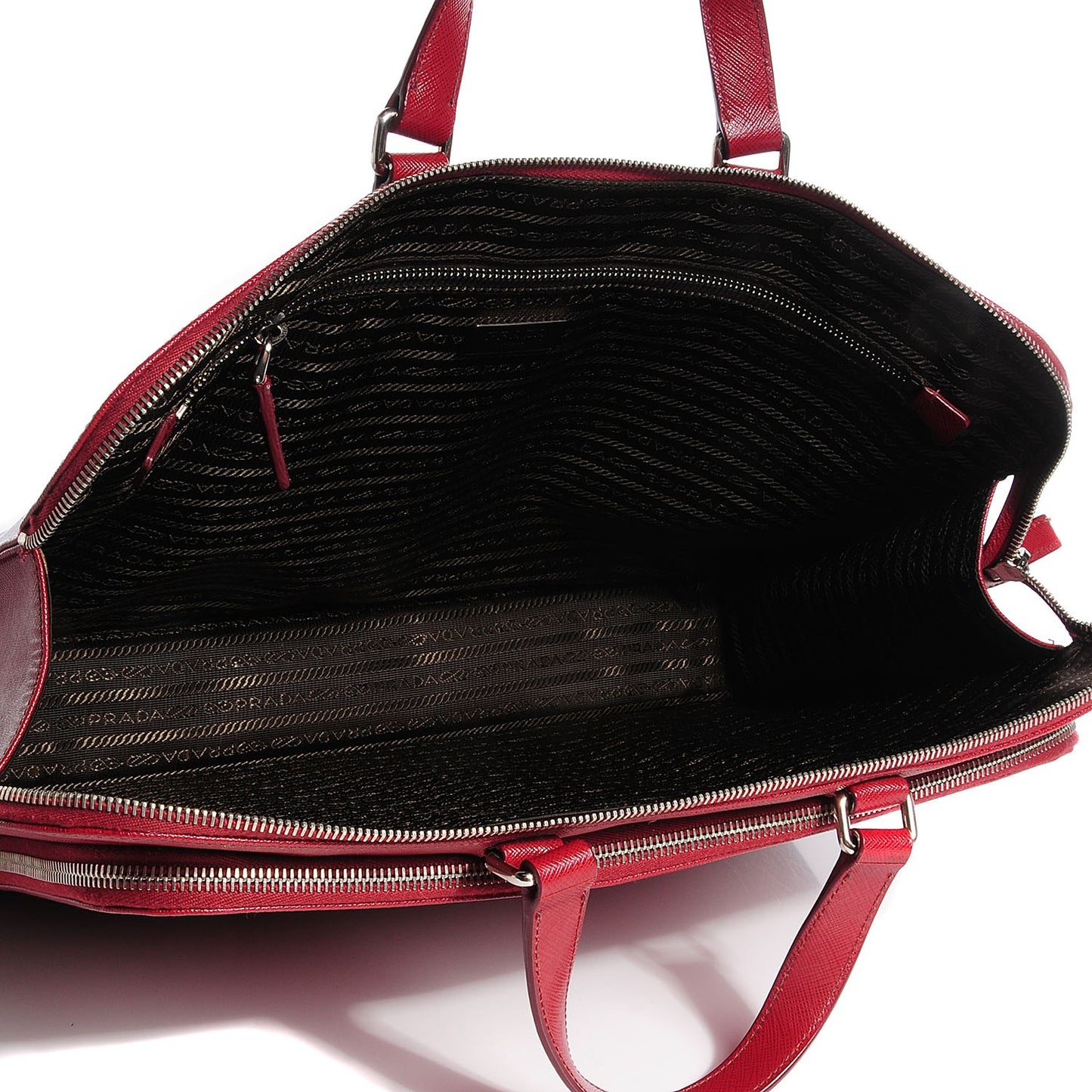 Saffiano Travel Briefcase Rubino